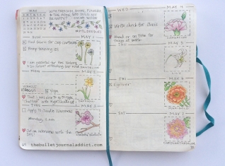 Experimenting with a different weekly spread